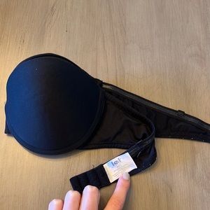 Black Strapless l.e.i. Bra - 36C